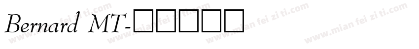 Bernard MT字体转换
